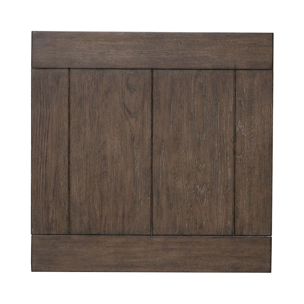Cascade Falls Living Room Square End Table - Satin Espresso