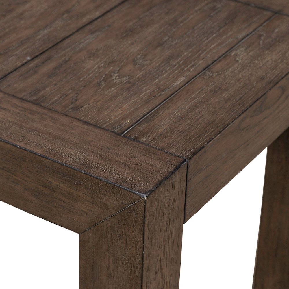 Cascade Falls Living Room Square End Table - Satin Espresso