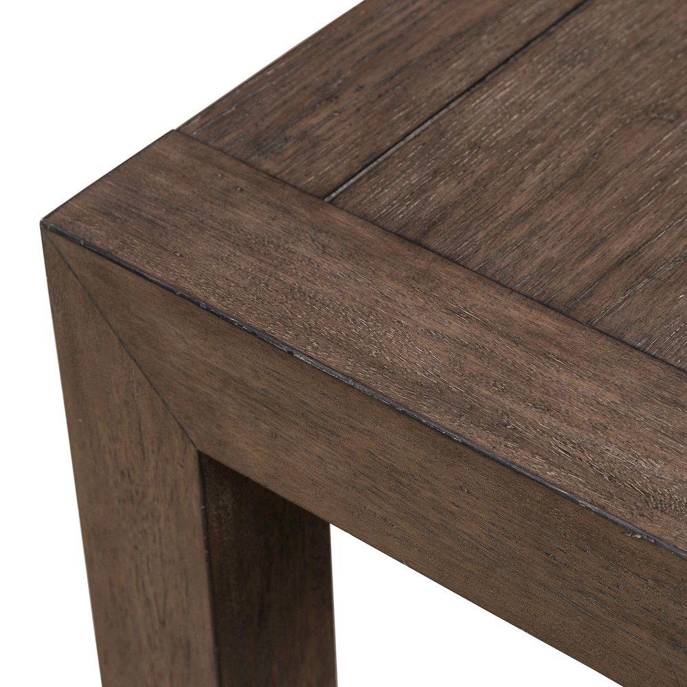 Cascade Falls Living Room Square End Table - Satin Espresso