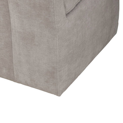 Accent Dining Chair with Castors - Squared Back - Truffle Upholstry