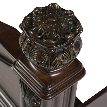 Messina Estates Queen Poster Headboard in Cognac