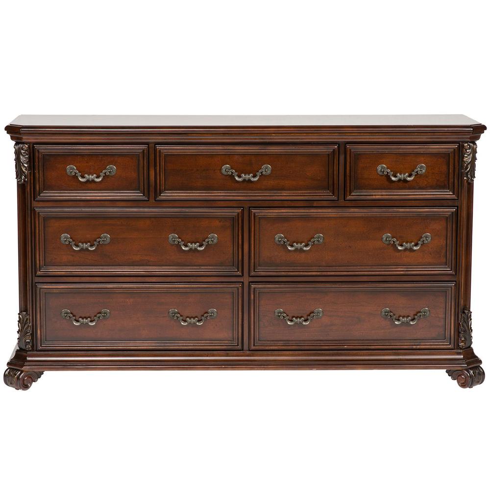 Messina Estates 7 Drawer Dresser in Cognac