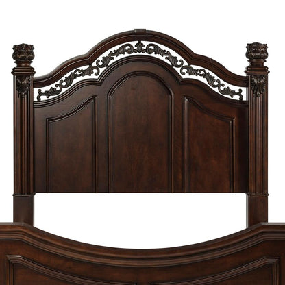Messina Estates King California Poster Bed in Cognac