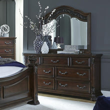 Messina Estates Dresser & Mirror in Cognac