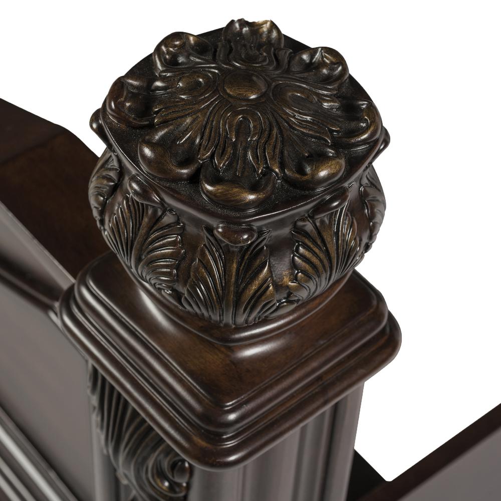 Messina Estates King Poster Bed in Cognac