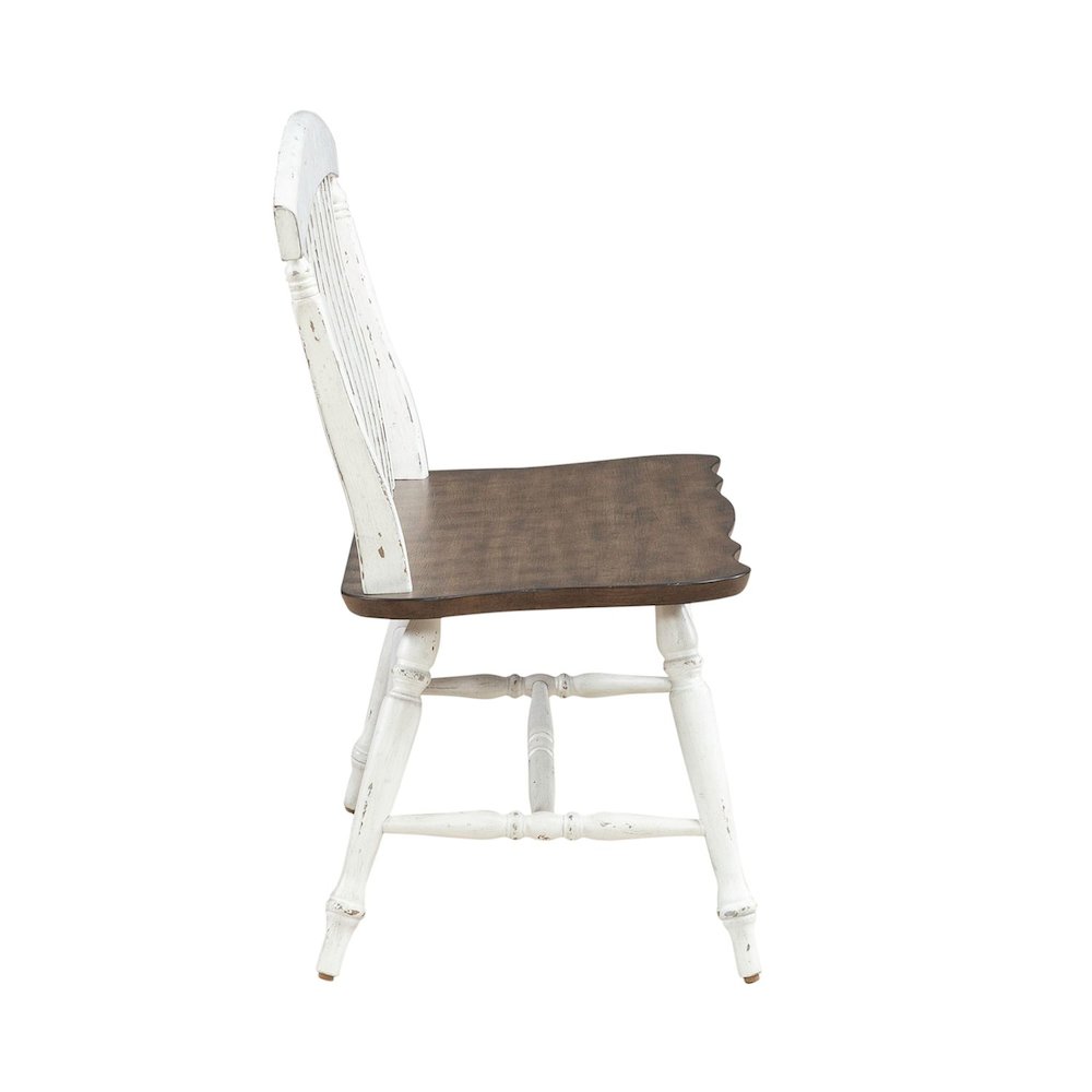 Al Fresco Slat Back Bench for Dining Room - Graphite & Whitestone