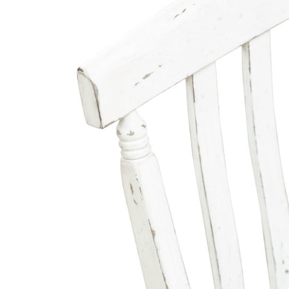 Al Fresco Slat Back Bench for Dining Room - Graphite & Whitestone
