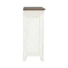Al Fresco Server Cabinet for Dining Room - Graphite & Whitestone