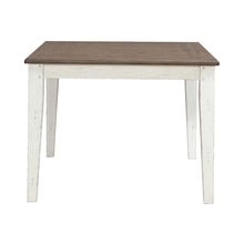 Rectangular Leg Table with Butterfly Leaf for Dining Room -Graphite & Whitestone