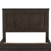 Thornwood Hills Full Panel Headboard in Rock Beaten Brown w/ Saw Cuts