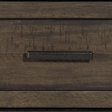 Thornwood Hills 8 Drawer Dresser in Rock Beaten Brown w/ Saw Cuts