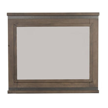 Thornwood Hills Mirror in Rock Beaten Brown w/ Saw Cuts