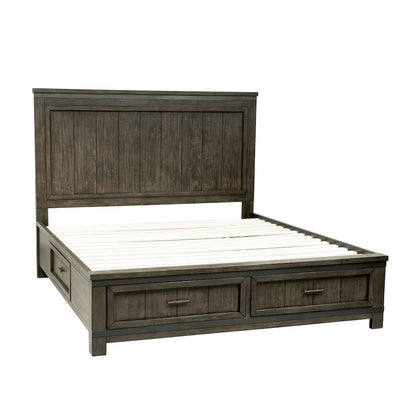 Thornwood Hills Queen Two Sided Storage Bed, Dresser & Mirror
