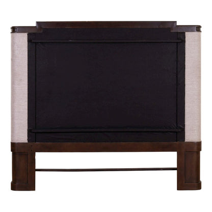 Provence Park Queen Upholstered Shelter Bed Headboard - Chateau Brown