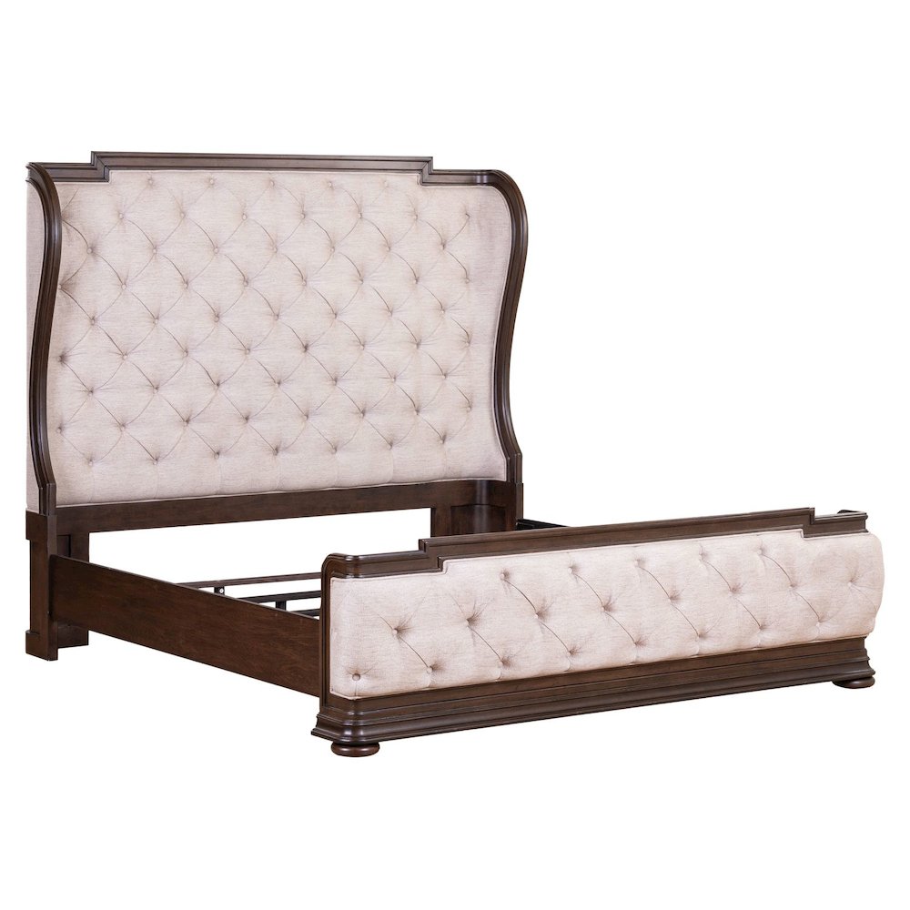 Provence Park King Shelter Bed Frame - Chateau Brown