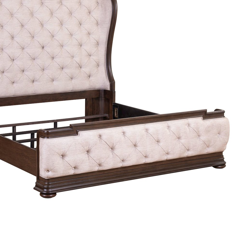 Provence Park King Shelter Bed Frame - Chateau Brown