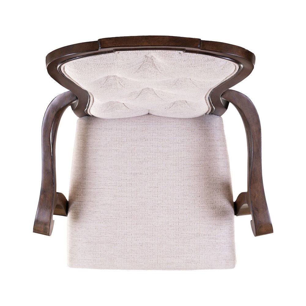 Providence Park Uph Arm Chair for Dining Room - Set of 2 - Chateau Brown