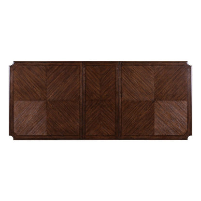 Table for Dining Room with 20" Self Storing Leaf - Chateau Brown Hickory Wood