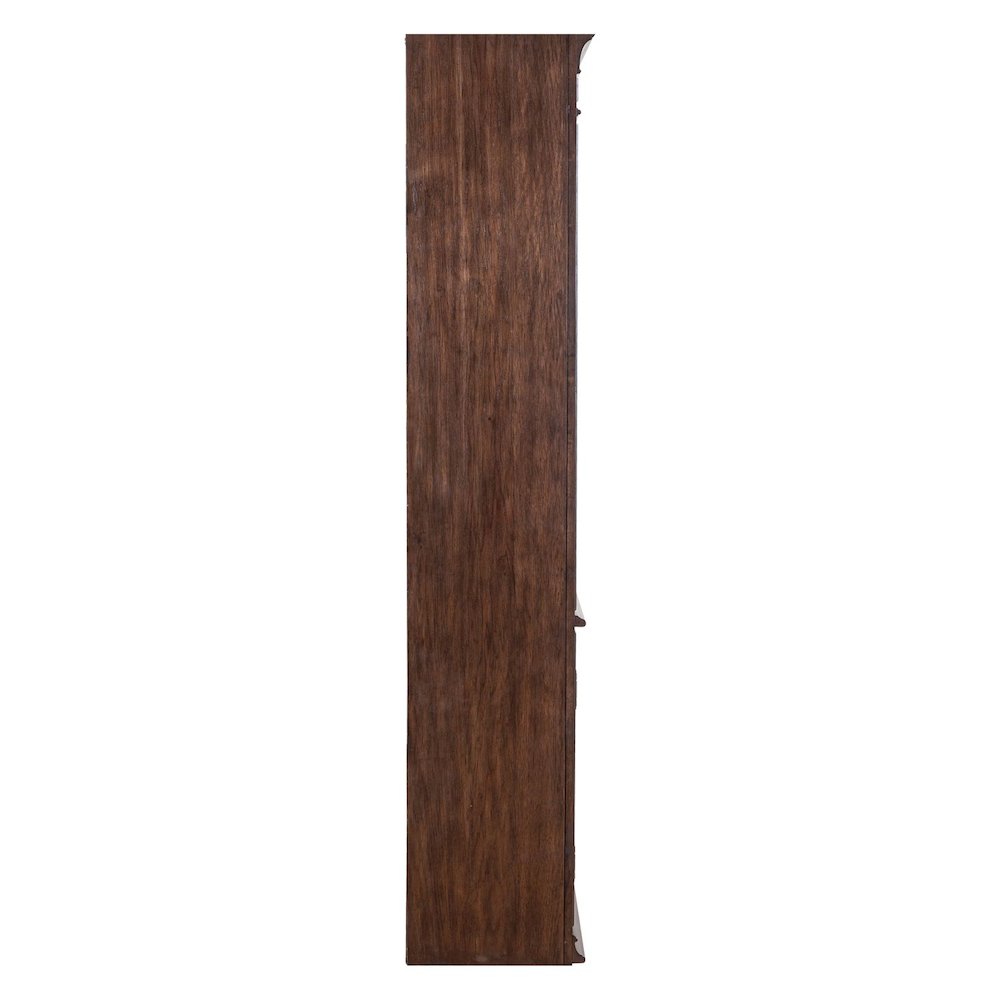 Bookcase Home Office Adjustable Shelves Display with Storage - Chateau Brown
