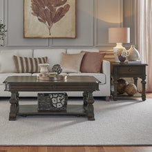 Providence Park 3 Piece Set -Cocktail Table, 2 Drawer End Tables - Chateau Brown