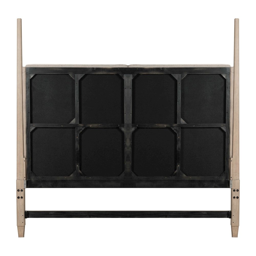 Proximity Place King Upholstered Poster Bed Headboard - Barley Buff