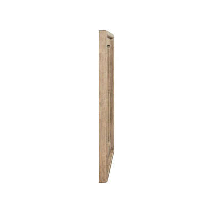 Proximity Place Landscape Square Mirror - Barley Buff Birch Wood Frame