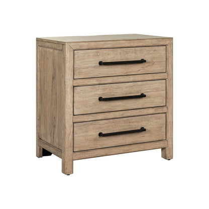 Proximity Place Bedroom Nightstand with AC USB Charging Station - Barley Buff