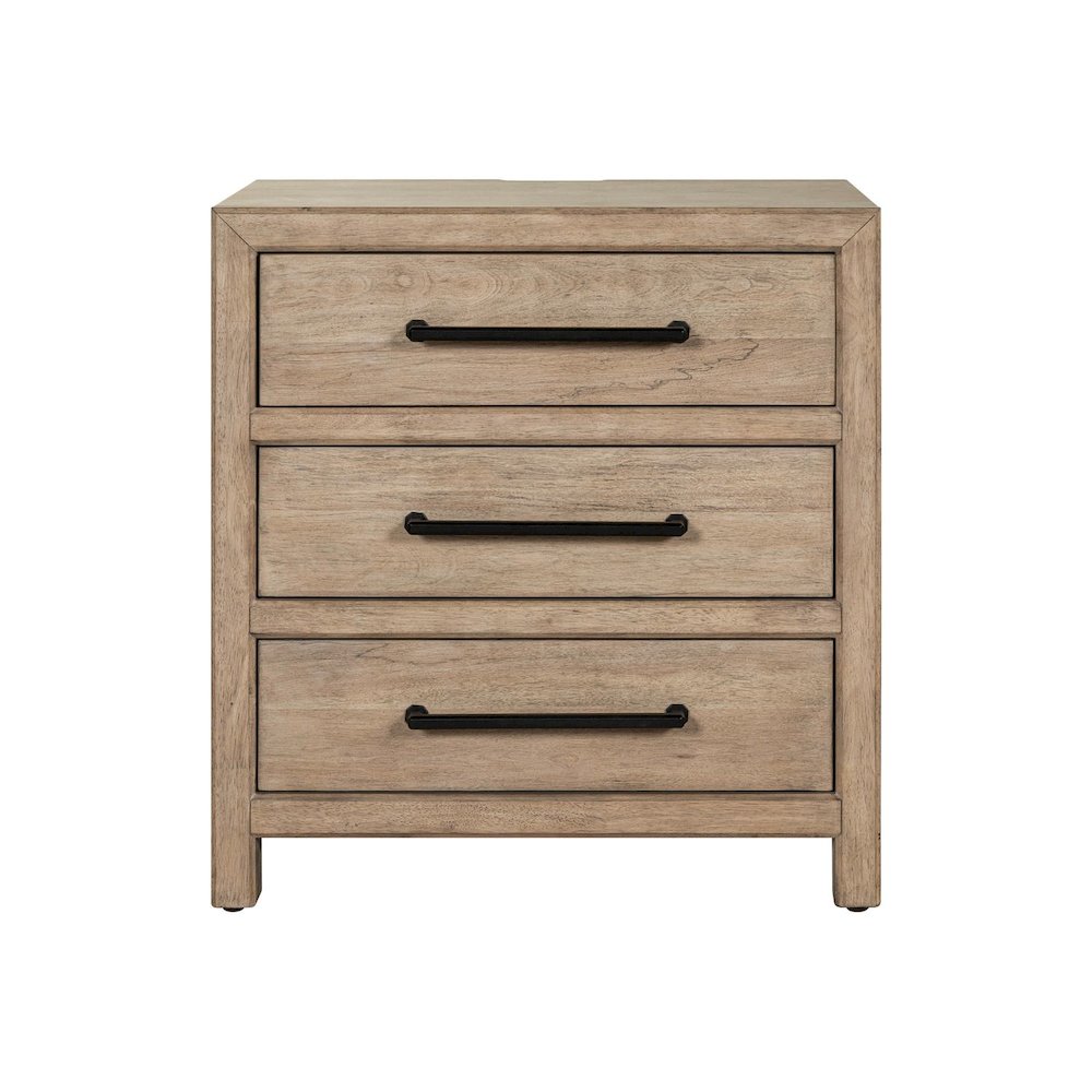 Proximity Place Bedroom Nightstand with AC USB Charging Station - Barley Buff