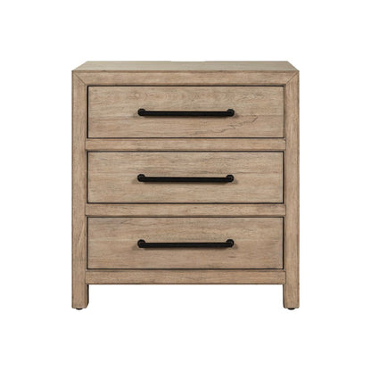 Proximity Place Bedroom Nightstand with AC USB Charging Station - Barley Buff