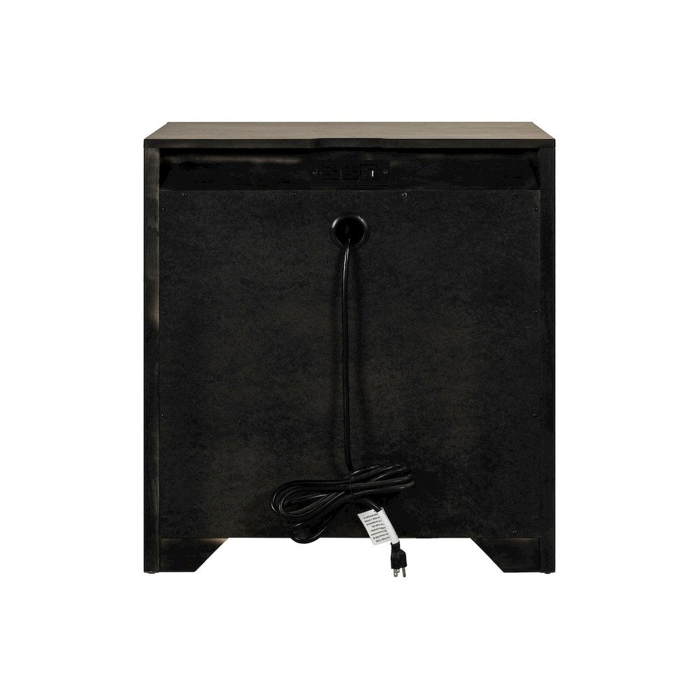 Proximity Place Bedroom Nightstand with AC USB Charging Station - Barley Buff