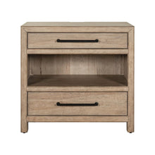 Proximity Place Bedside Chest with AC USB Charging Station - Barley Buff