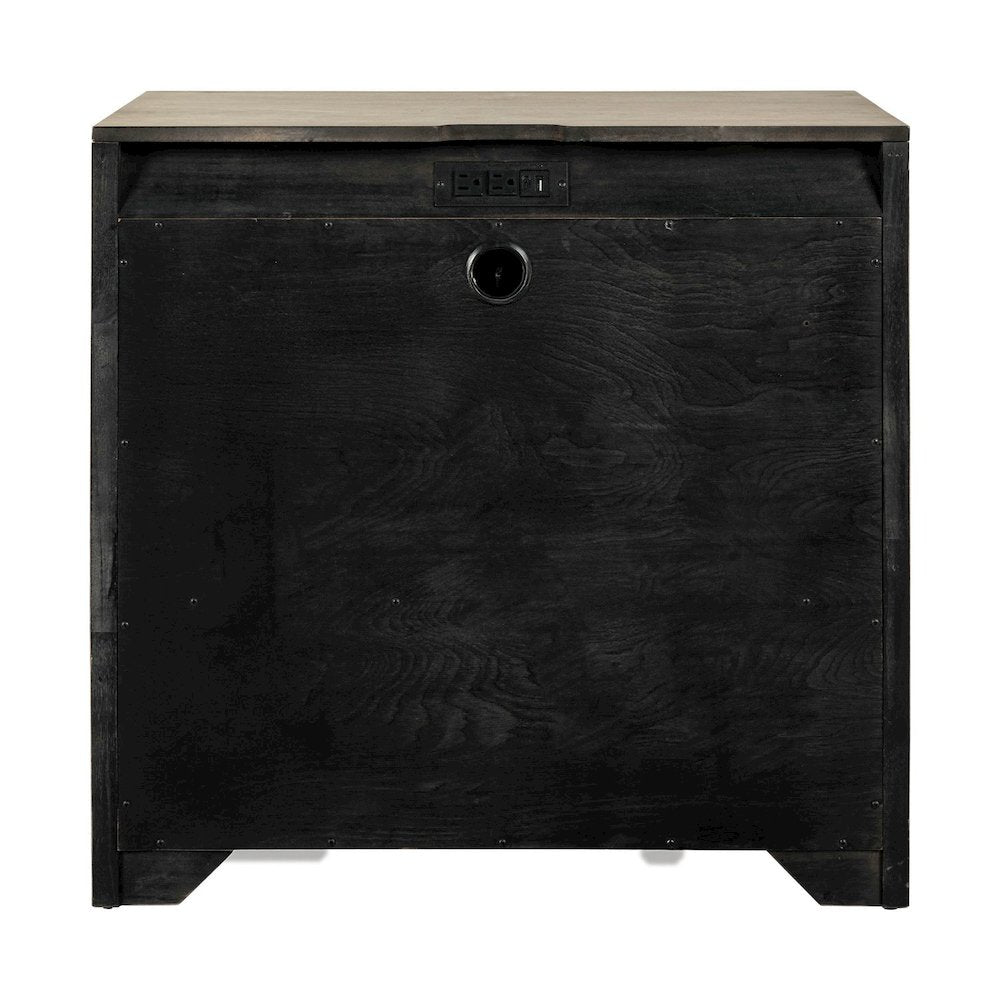 Proximity Place Bedside Chest with AC USB Charging Station - Barley Buff