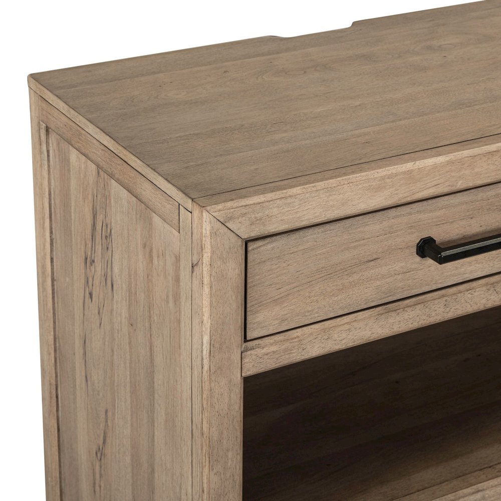 Proximity Place Bedside Chest with AC USB Charging Station - Barley Buff