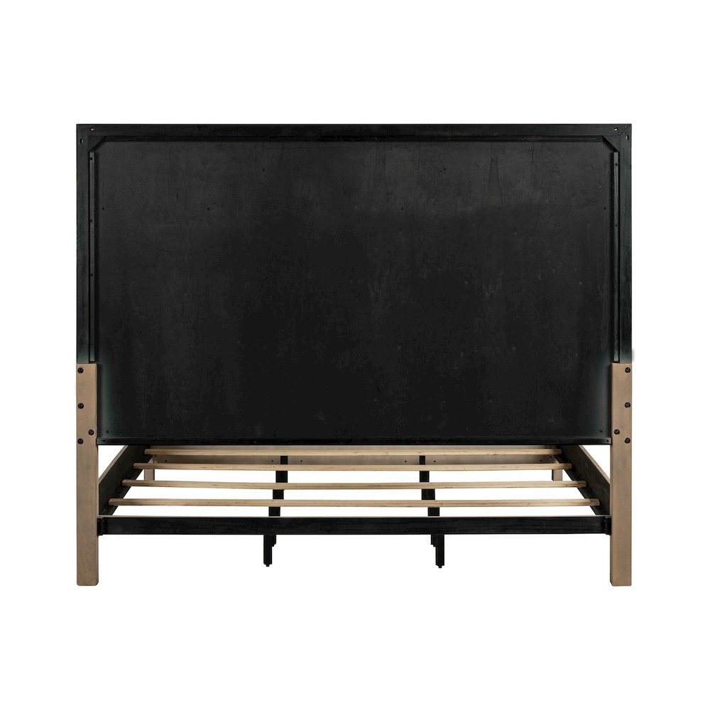 Proximity Place California King Panel Bed - Barley Buff Birch Wood