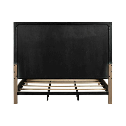 Proximity Place California King Panel Bed - Barley Buff Birch Wood