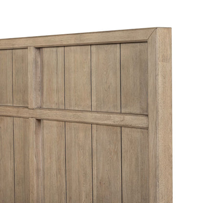 Proximity Place King Panel Bed - Barley Buff Birch Wood