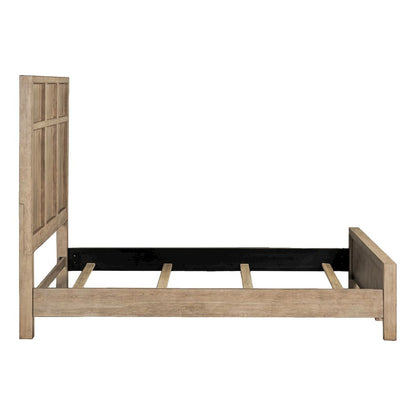 Proximity Place Queen Panel Bed - Barley Buff Birch Wood