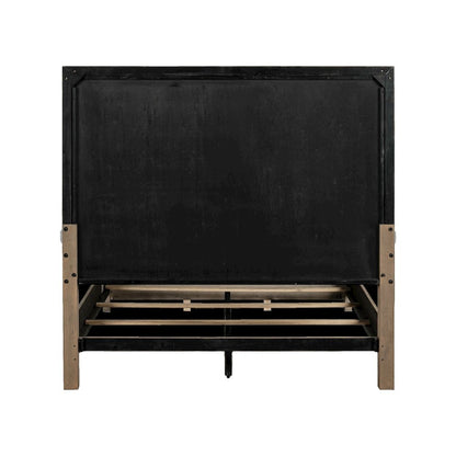 Proximity Place Queen Panel Bed - Barley Buff Birch Wood
