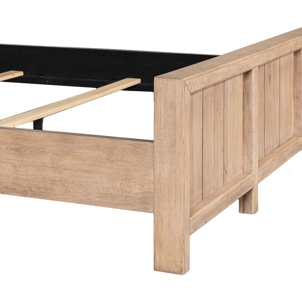 Proximity Place Queen Panel Bed - Barley Buff Birch Wood
