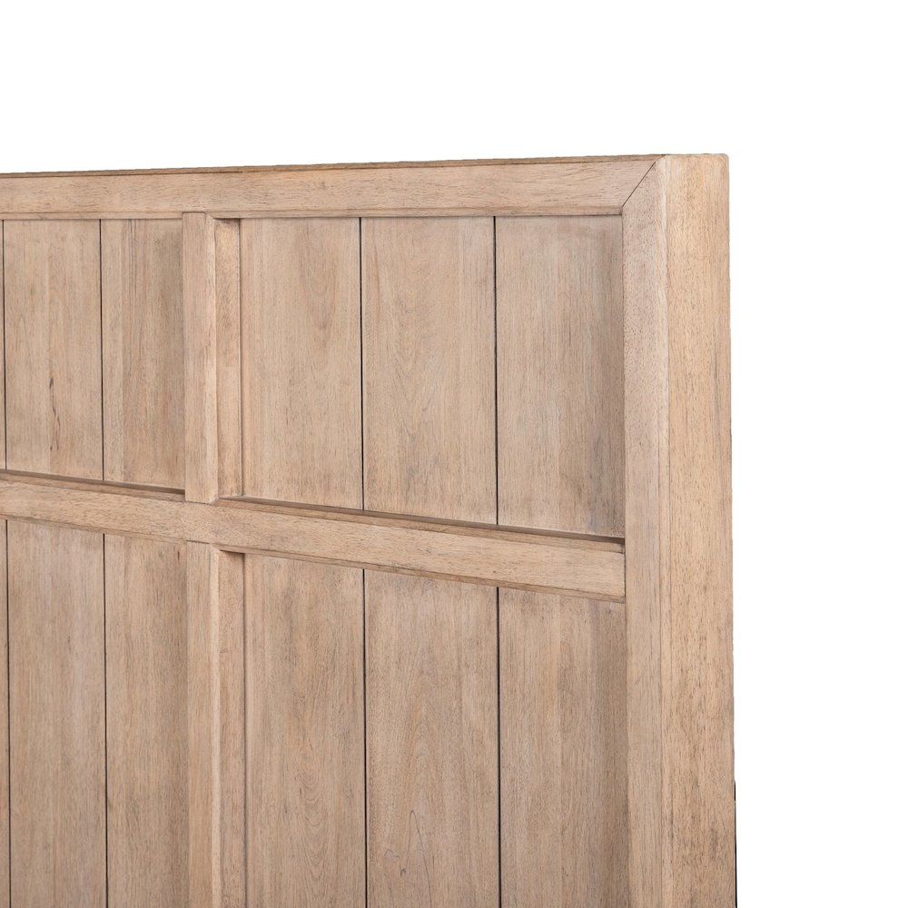 Proximity Place Queen Panel Bed - Barley Buff Birch Wood