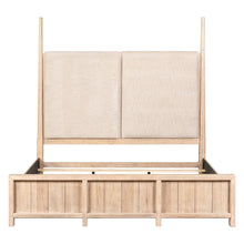 Proximity Place Queen Poster Bed - Barley Buff Birch Wood