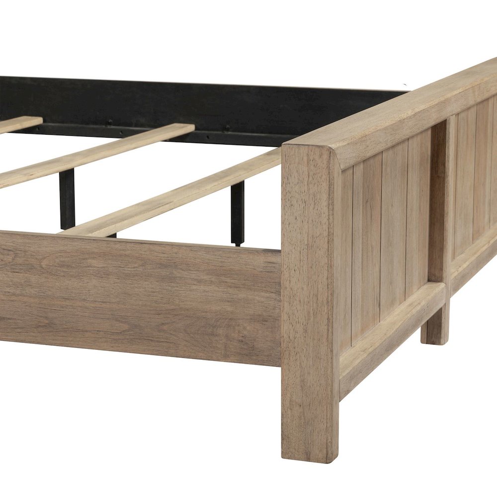 Proximity Place Queen Poster Bed - Barley Buff Birch Wood