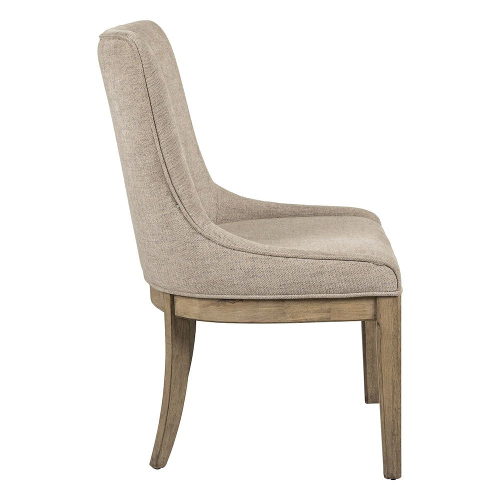 Proximity Place Fully Upholstered Side Chair - Barley Buff