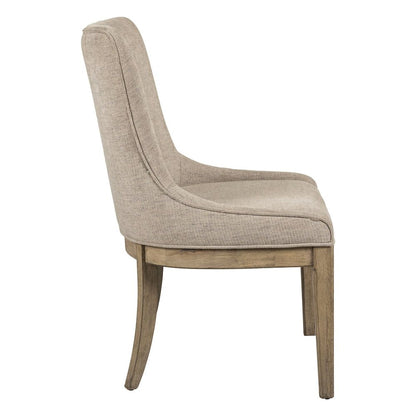 Proximity Place Fully Upholstered Side Chair - Barley Buff