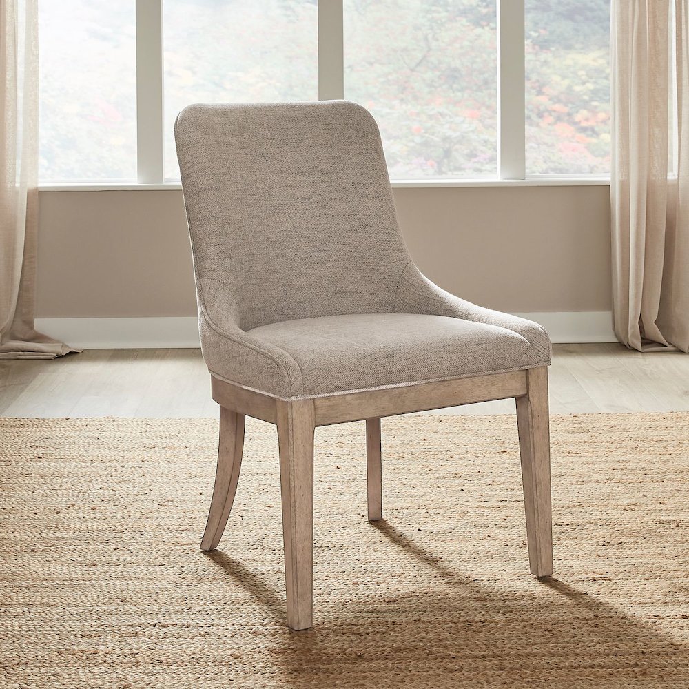 Proximity Place Fully Upholstered Side Chair - Barley Buff