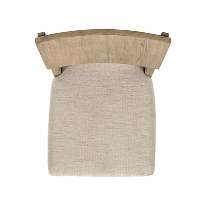 Proximity Place Panel Back Side Chair with Upholstered Seat - Barley Buff