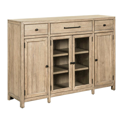 Proximity Place Buffet Cabinet - Removable Felt Silerware Tray, Storage & Glass
