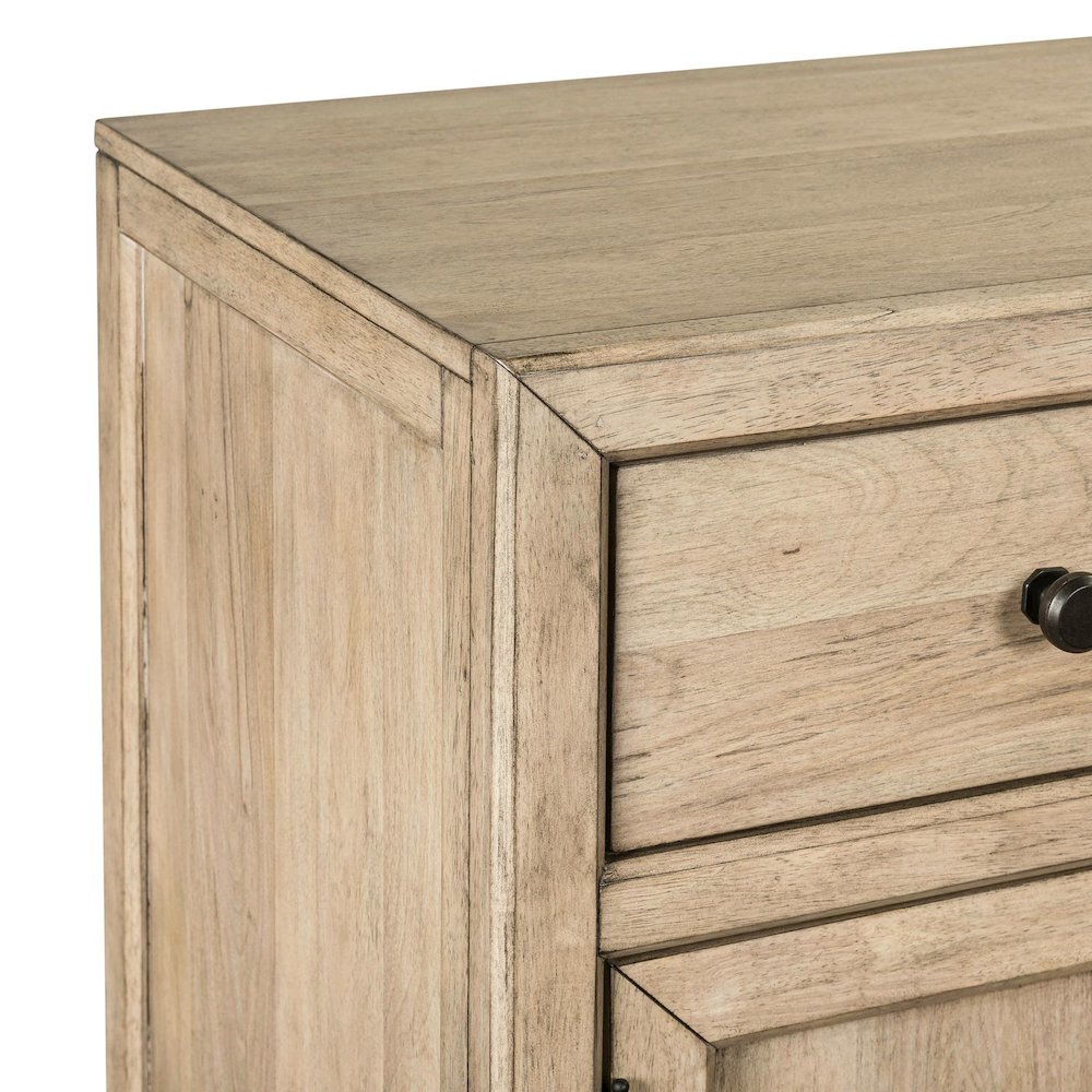 Proximity Place Buffet Cabinet - Removable Felt Silerware Tray, Storage & Glass