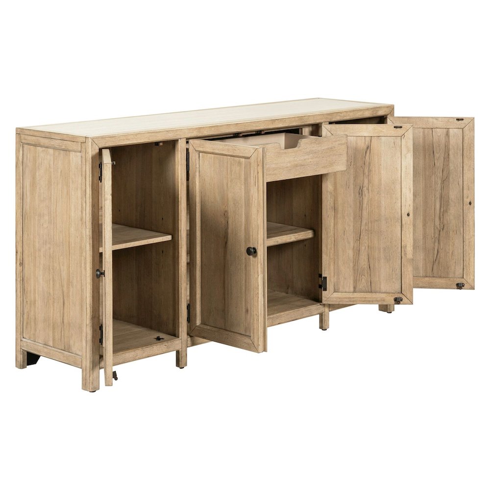 Proximity Place Accent Buffet Cabinet - Removable Felt Silerware Tray, Storage