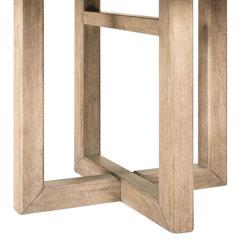 Proximity Place Round Pedestal Table with 12" Removable Leaf - Barley Buff